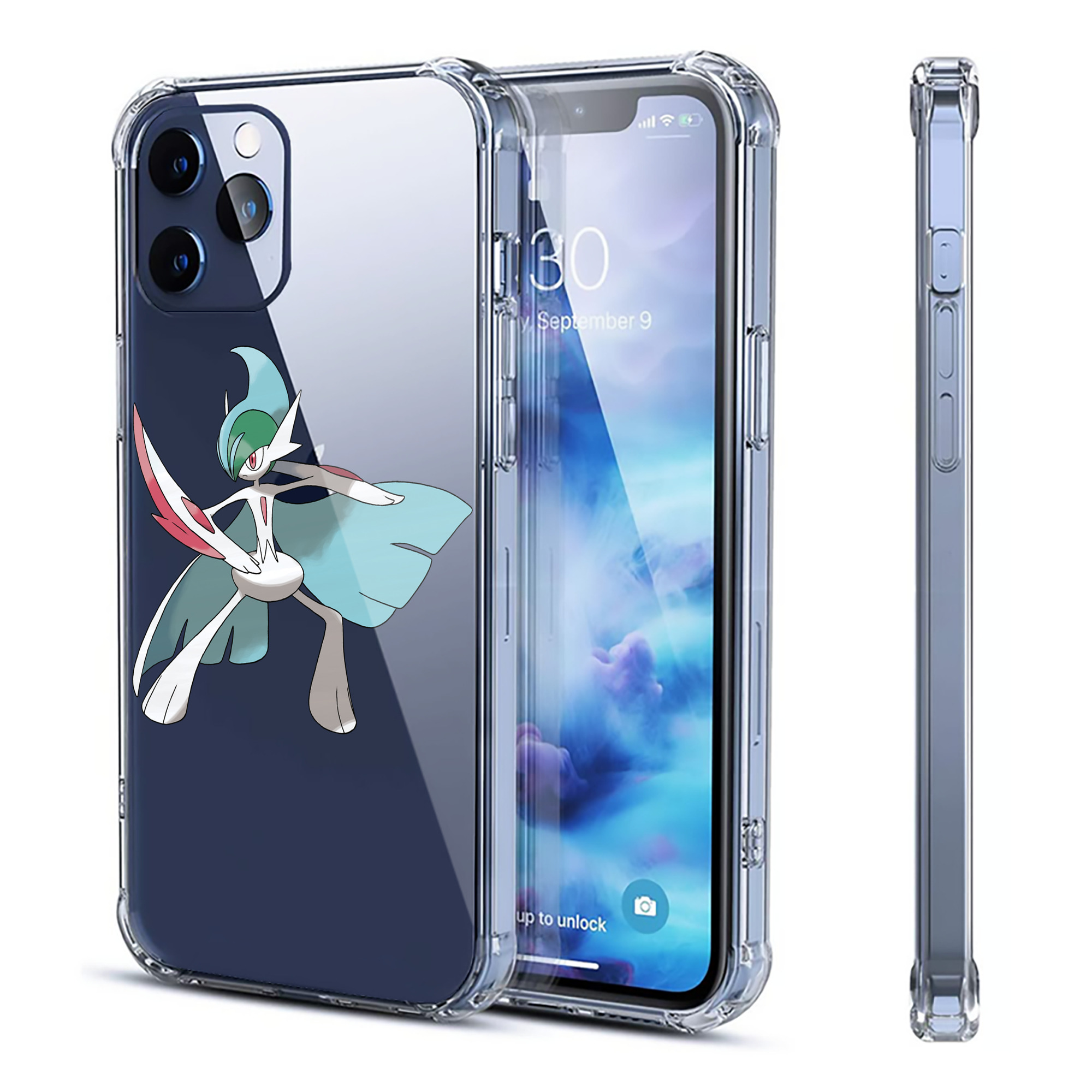 （画像用） ポケットモンスター Pokémon 【iPhone 12シリーズ対応】透明スマホケース（クリアソフトケース）